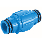 630-02 - Connector (S-fitting, rotating-type) with two ZAK® spigot ends