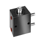 block cylinder with integrated proximitiy switches up to 400 bar - BLZNI400