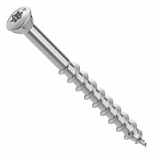 HT - HECO-TOPIX, glas strip screw, raised countersunk head with milling ribs