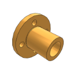 ZA16H_J_K - Nut for 30 degree trapezoidal lead screw - flange type - insert / screw hole / waist hole type