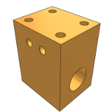 ZA16P - Nut for 30 degree trapezoidal lead screw - raised square