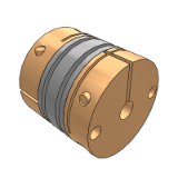 QLN-QSN - 铝合金圆形膜片式联轴器-螺钉夹紧型