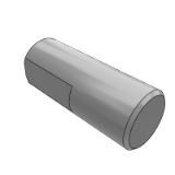 GHD - Guide shaft - oil free bushing - left end internal thread with wrench groove