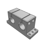 ZQ01HW - Mechanism installation component - double hole lock block