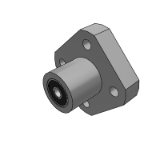 CA35 - Double bearing flange type - without retaining ring