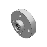 CA38 - Double bearing guide flange type - with retaining ring