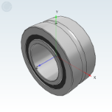 CAE - Needle roller bearing with retaining edge, open type, with sealing and inner ring on both sides, standard type
