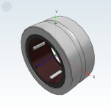 CAE - Needle roller bearings with retaining edges, open type, sealed on both sides without inner rings, standard type