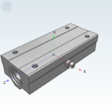 ZF20KW_LW - Linear bearing box type unit, medium and long type, extended type, wide square type
