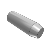 BJ08T - Small diameter locating pin straight rod type L size specified type