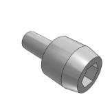 BJ14 - Locating pin large head conical angle external thread with hexagonal hole