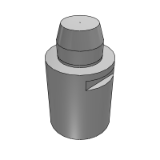 BR16A_B - 定位销-螺栓固定型·平面加工型-大头/小头锥角型