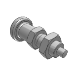 BG04A-B - Knob plunger - handle smooth type - fine thread type