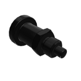 BG10A - Knob plunger - threaded part short resin knob - reset type