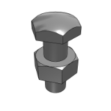 BM74E_H - Fine adjustment components - round head type/round head hexagonal type - adjustment bolt - economy type