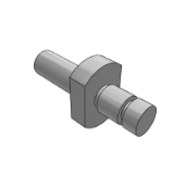 BC04B_C - Cantilever pin embedded in external thread installation snap ring groove standard type