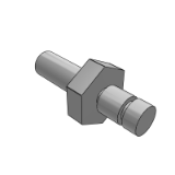 BC04E_F - 悬臂销-嵌入外螺纹安装外螺纹六角型-螺纹长度固定型/螺纹长度选择型