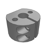 BB43C_43D_43E - Cylindrical countersunk hole type of support for base