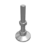 LF06BB_BF - Metal foot cup - Universal adjustment type - Medium to light load type