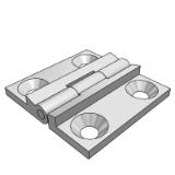 LD13AC - Aluminum alloy butterfly hinge, limit type, tapered hole type
