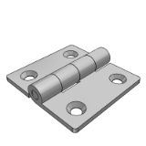 LD15G - Stainless steel butterfly hinge, tapered hole type, economy type - flat type