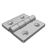 LD16 - 不锈钢蝶形铰链·锥孔型·加厚平型