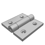 LD17_18_19 - Stainless steel butterfly hinge with locating hole type/offset hole type/countersunk hole type - flat type