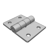 LD22_23_24 - Stainless steel butterfly hinge·adjustable elastic square/limit type/shaft split type - flat type
