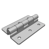 LD28AJ - Stainless steel butterfly hinge · stepped