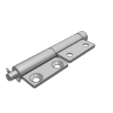 LD35AK - Stainless steel butterfly hinge - flag type