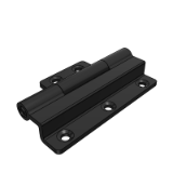 LD53 - Aluminum alloy butterfly hinge - curved type