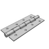 LD57D - Spring butterfly hinge - offset cone hole type - flat type