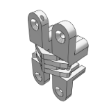 LD60B - 隐藏式铰链-固定型-内装门-加厚型·双排锥孔型