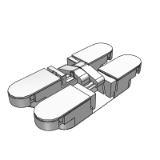 LD60C - 隐藏式铰链-三维调节型·单排锥孔型-内装门-加厚型