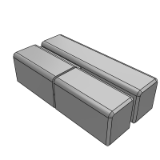 LD66E_F - Detachable hinge - plug-in type - upper and lower offset type/screw hole type - thickened type - inner/outer door
