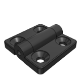 LD76BU_LD76BR - Flat torque butterfly hinge · Damping type · Any angle positioning type · Cone hole type