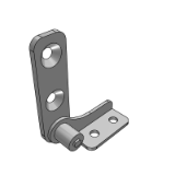 LD78CJ - L-shaped torque butterfly hinge · cone hole+circular hole type · damping type · arbitrary angle positioning type