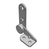 LD78DJ - L-shaped torque butterfly hinge · cone hole+circular hole type · damping type · arbitrary angle positioning type