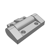 LD82F_G - Embedded torque butterfly hinge - buffered damping type - closed/open type