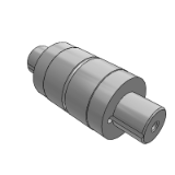 ZJ04TA - Solid ball spline - internal thread type at both ends · cylindrical nut type