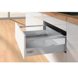InnoTech Atira Pot-and-pan drawer with railing, Quadro V6+, silver - InnoTech Atira Pot-and-pan drawer with railing, Quadro V6+, silver