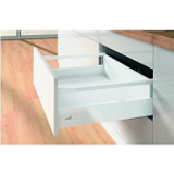 InnoTech Atira pot and pan drawer railing edgy, Set  H144 white Quadro 25 with Silent System - InnoTech Atira pot and pan drawer railing edgy, Set  H144 white Quadro 25 with Silent System