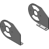 Mounting Brackets - Steel/Stainless steel - Pivoting | Locking