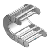 Series 4040 - Crossbars every link (crossbars removable along the inner and outer radius)