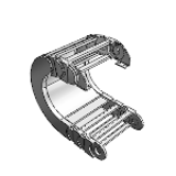 Series 5050HD - Crossbars every link (crossbars removable along the inner and outer radius)