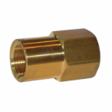 340344 - Straight Adaptor, Female O/D tube to female parallel ISO G thread