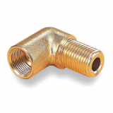 360541 - Hobbs Elbow Adaptor, Female O/D tube to male parallel ISO R thread