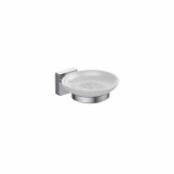 A30110 - Wall-mounted soap holder with satined glass dish