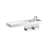A88K40 - Washbasin set (soap dispenser with tumbler holder and shelf)