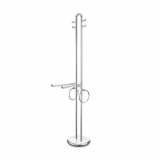 A05880 - Stand with 4 towel holders and 4 clothes hanger
